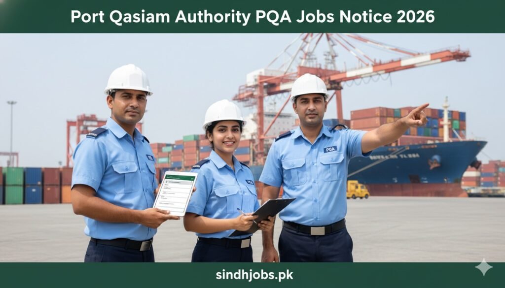 Port Qasim Authority PQA Jobs Notice 2026