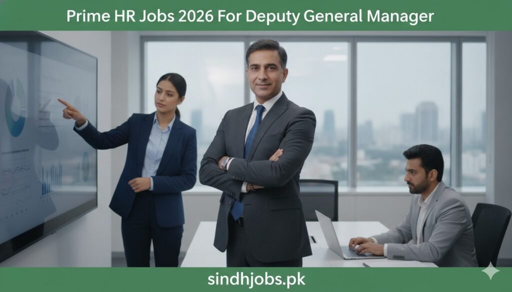 Prime HR Jobs 2026 For Deputy General Manager