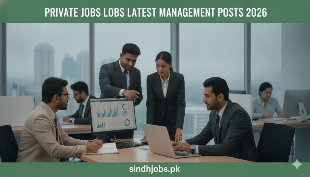 Private Jobs Latest Management 2026