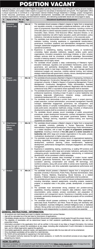 Public Sector Institution Jobs Opportunities in Sindh 2026