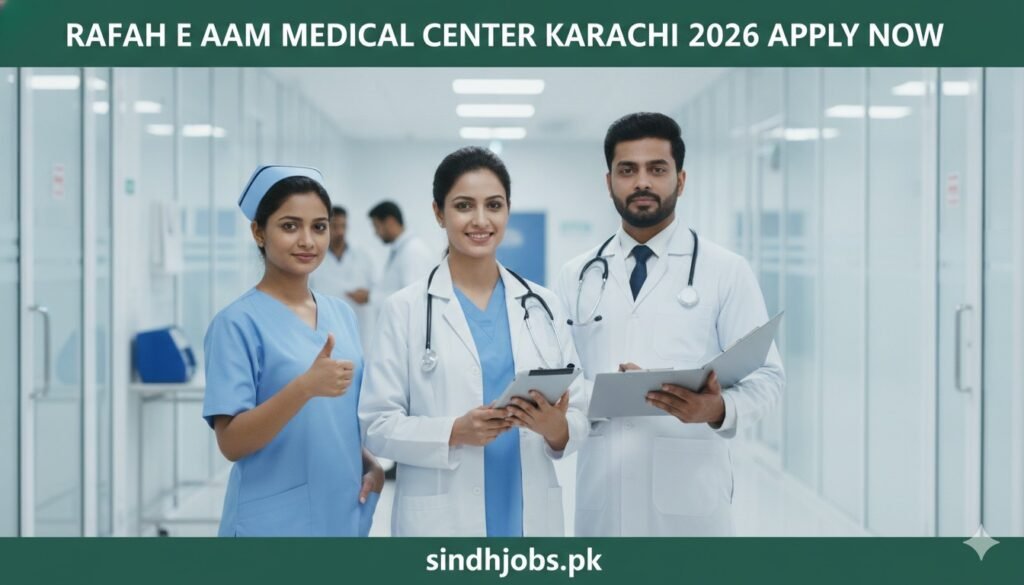 Rafah E Aam Medical Center Karachi Jobs 2026