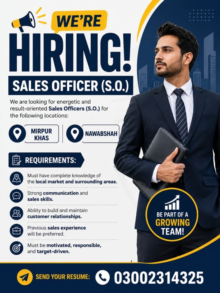 Sales Officer Jobs | Amazing Career Opportunity