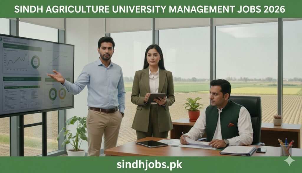 Sindh Agriculture University Management Jobs 2026