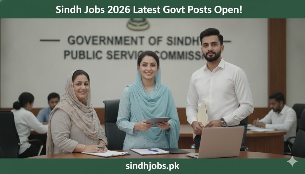 Sindh Jobs 2026 Latest Govt Posts Open!