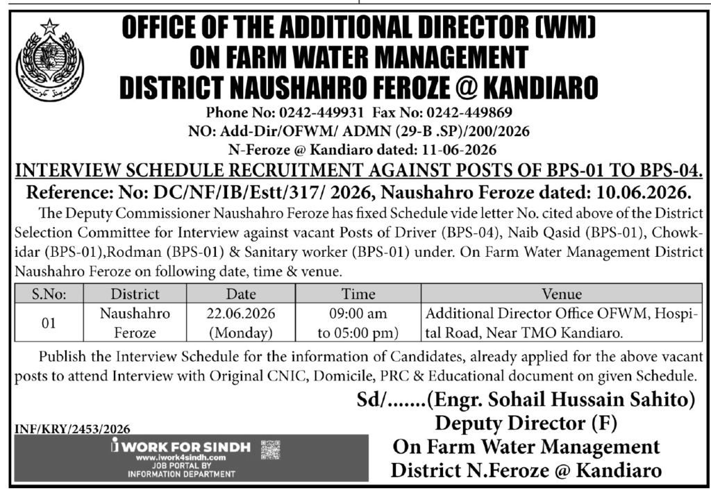 Agriculture Department Human Resource Jobs 2026