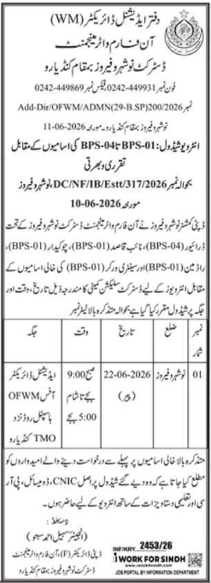 Farm Water Management Jobs 2026