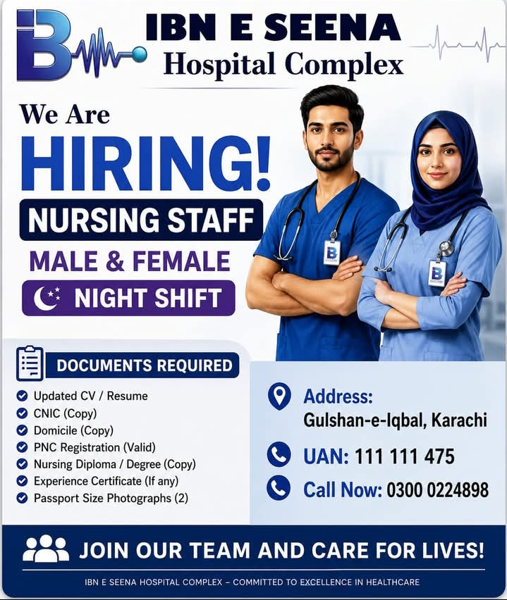 Nursing Jobs Karachi Exciting Night Shift Opportunities