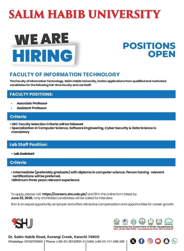 Faculty & Admin Jobs Apply Now