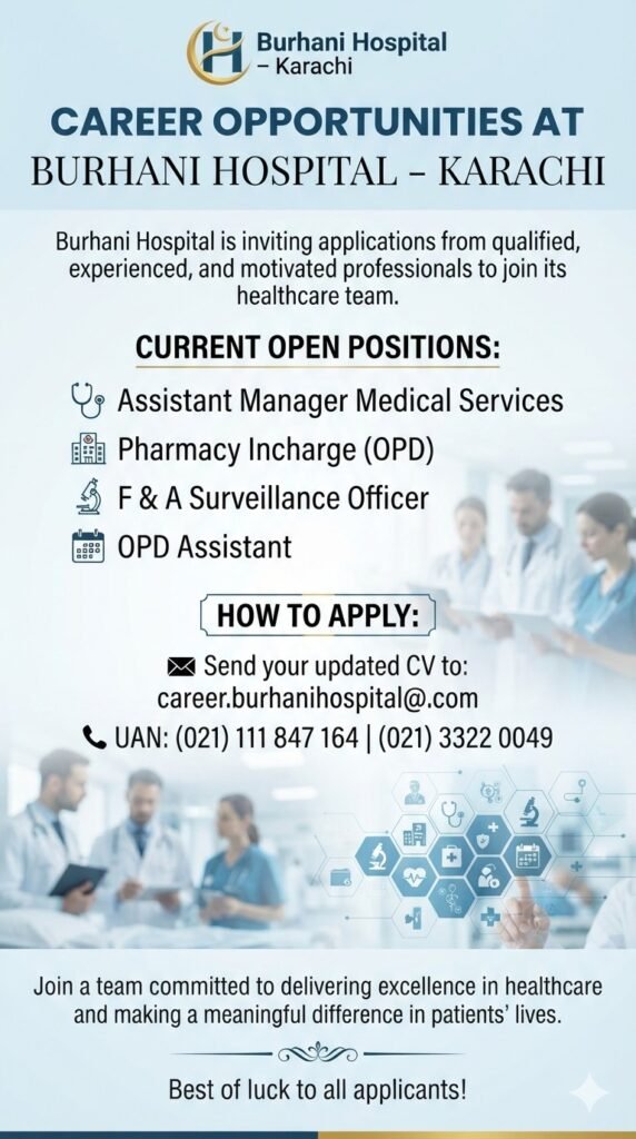 Burhani Hospital Careers Explore Rewarding Roles