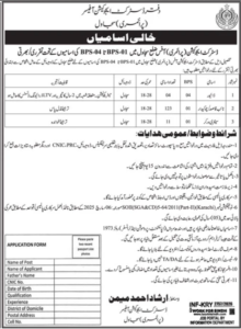 District Education Office Sujawal Jobs For Primary Pass 2026
