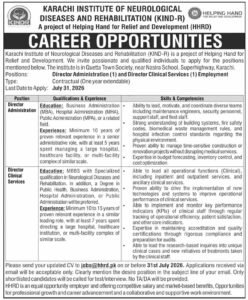 Helping Hand For Relief And Development HHRD Sindh Jobs 2026