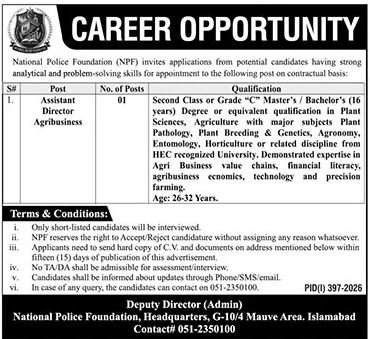 National Police Foundation NPF Jobs Career 2026