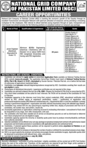 Opportunities of Jobs At National Grid Company Of Pakistan 2026