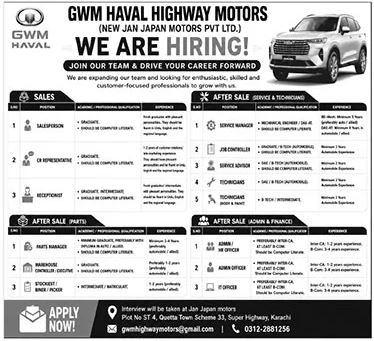Sales Jobs New Jan Japan Motors Jobs