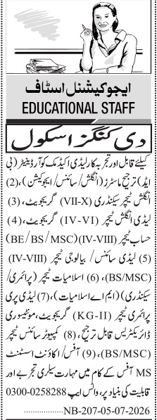 The Kings School Jobs Best Latest Elite Karachi Vacancies