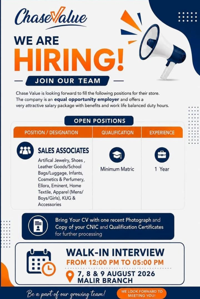 Sales Associates Job 2026 Apply Now
