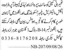 Construction Jobs 2026 in Karachi